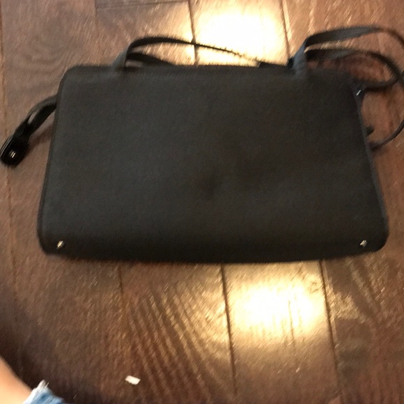 Ann Taylor black satin evening bag - Picture 4 of 9